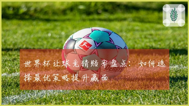 世界杯让球竞猜赔率盘点：如何选择最优策略提升赢面
