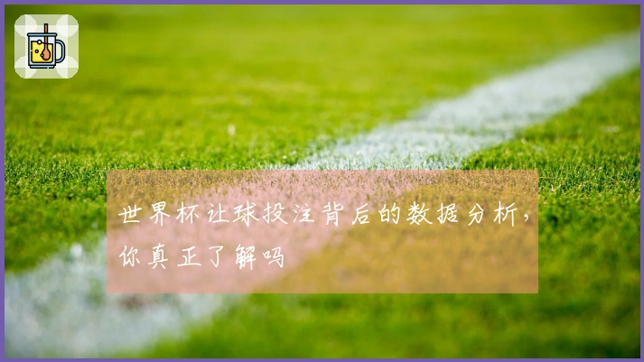世界杯让球投注背后的数据分析，你真正了解吗